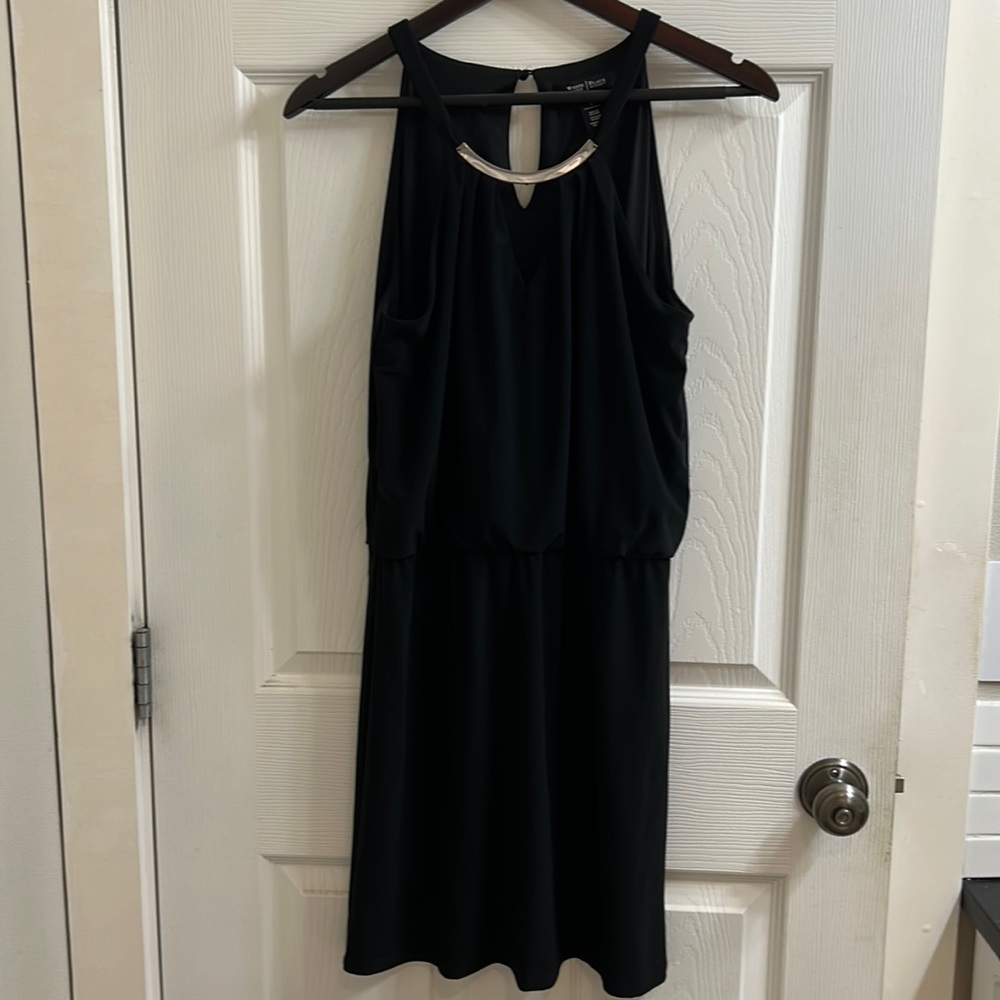 White House/Black Market halter cocktail dress
